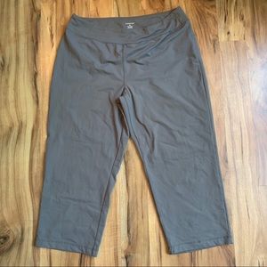 Lands’ End Gray Workout Pants with Pockets